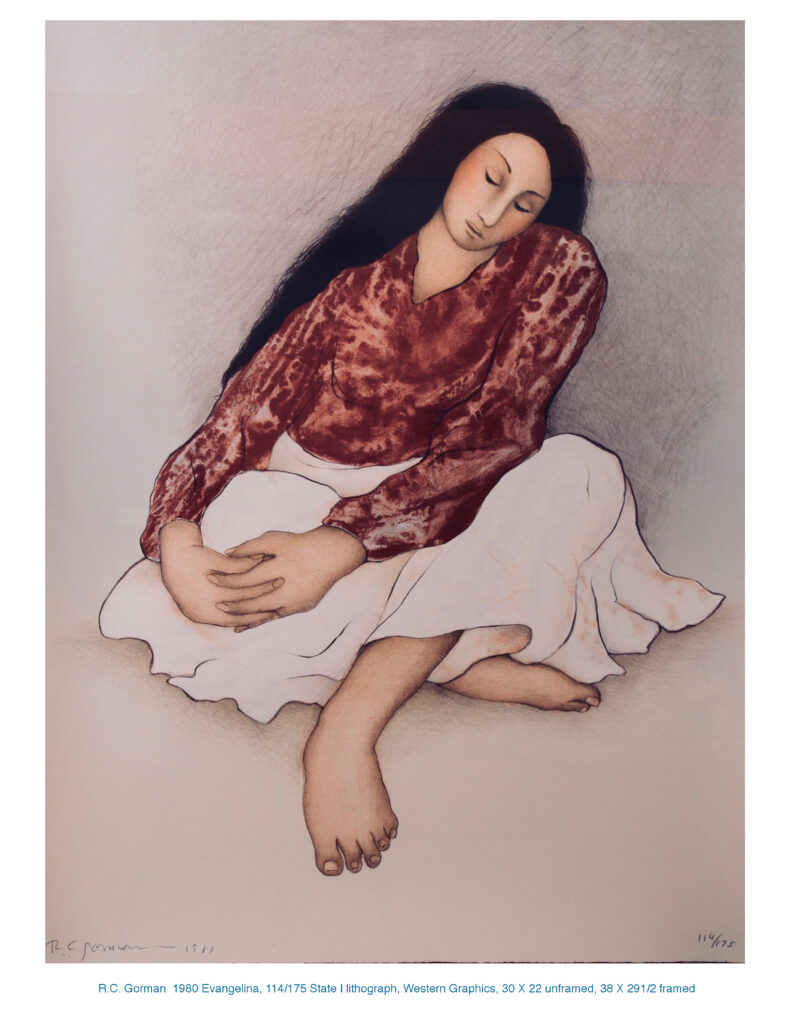 gorman evangelina unframed